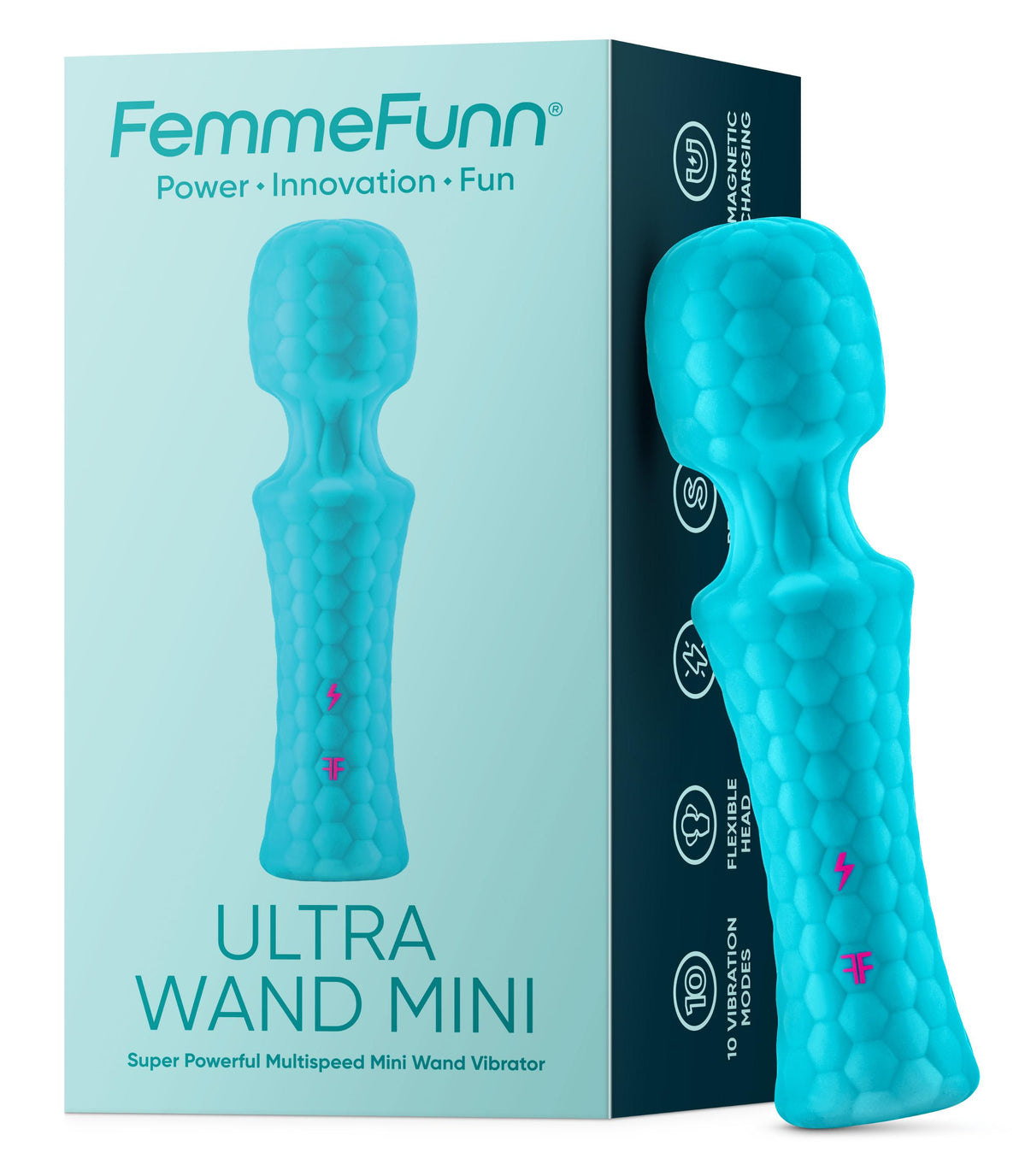 Ultra Wand Mini - Turquoise | 663546905309 | Discreet Personal Wellness