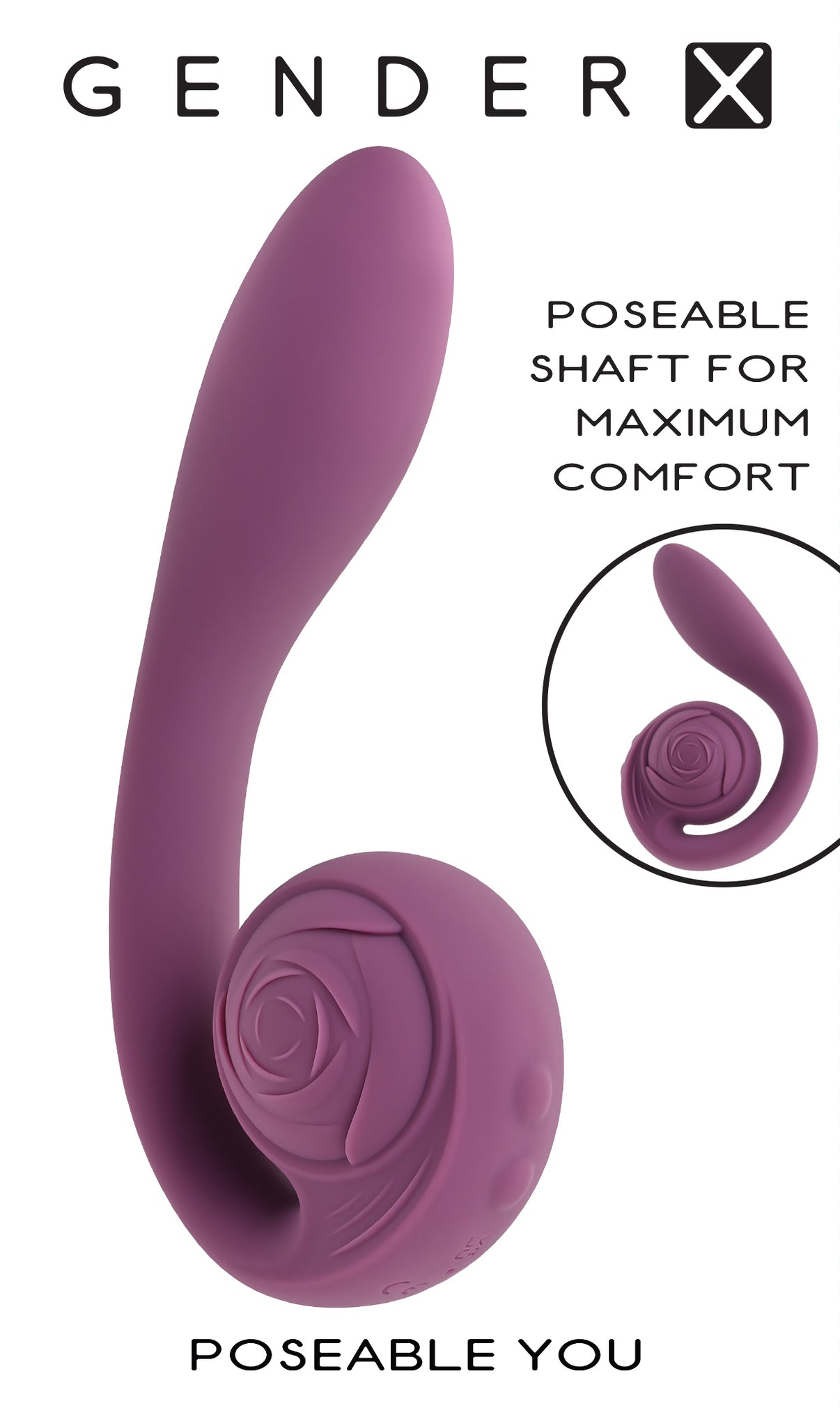 Poseable You Vibrator - Purple | 844477022864 | Discreet Personal Wellness