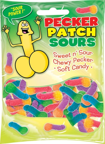 Pecker Patch Sour Gummies - Each | 818631024186 | Discreet Personal Wellness