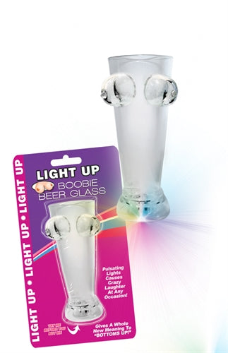 Light Up Boobie Beer Glass | 818631028689 | Discreet Personal Wellness