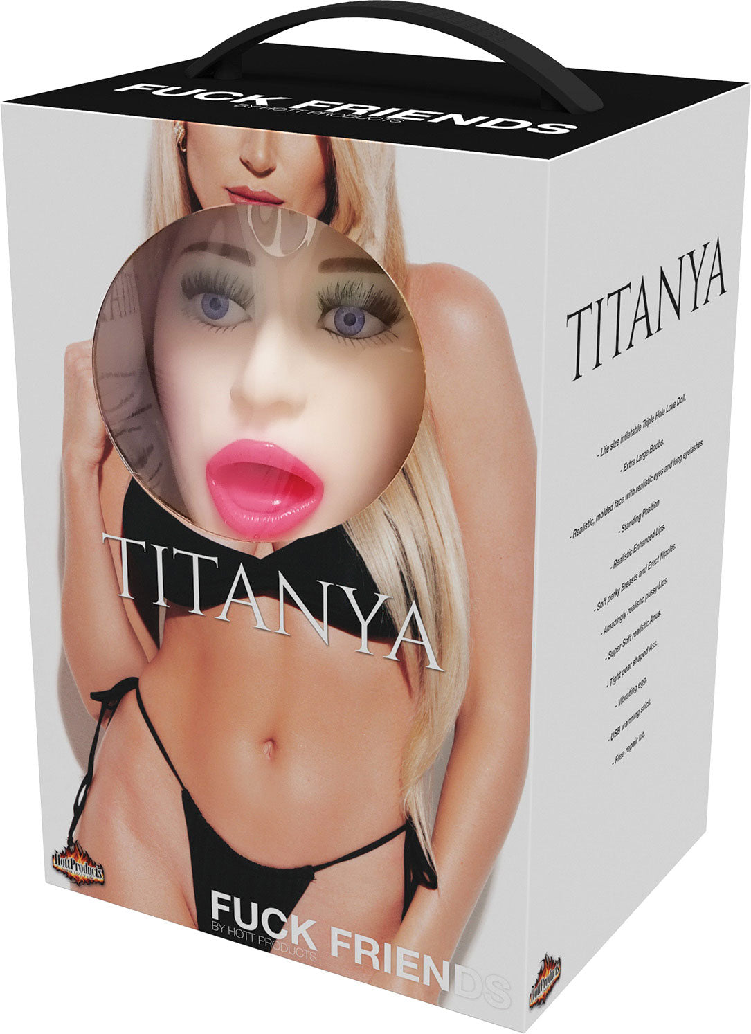 fun Friends - Blow Up Doll - Titanya | 818631035045 | Discreet Personal Wellness