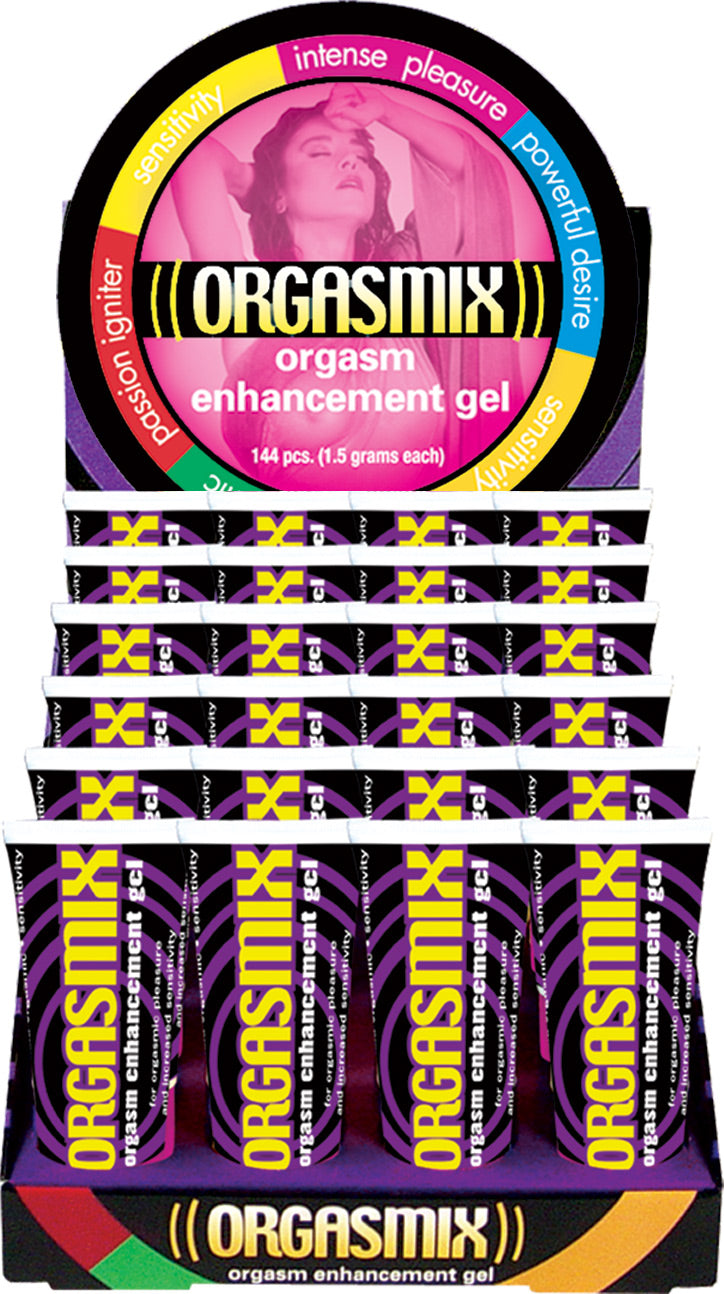 Orgasmix - 24 Piece Display - 1 Oz. Tubes | 818631007004 | Discreet Personal Wellness