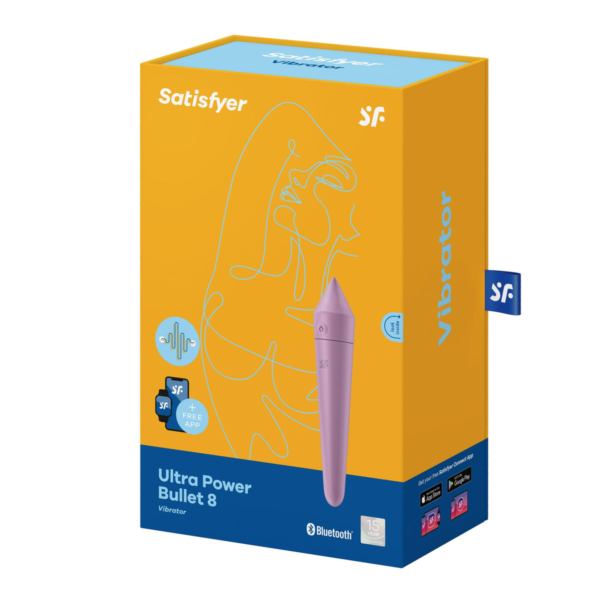Ultra Power Bullet 8 - Lilac | 4061504007755 | Discreet Personal Wellness