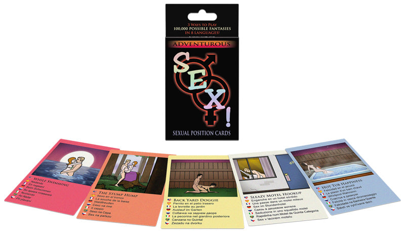 Adventurous Sex! - Card Game | 825156108482 | Discreet Personal Wellness