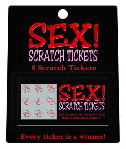 Sex! Scratch Tickets | 825156107355 | Discreet Personal Wellness