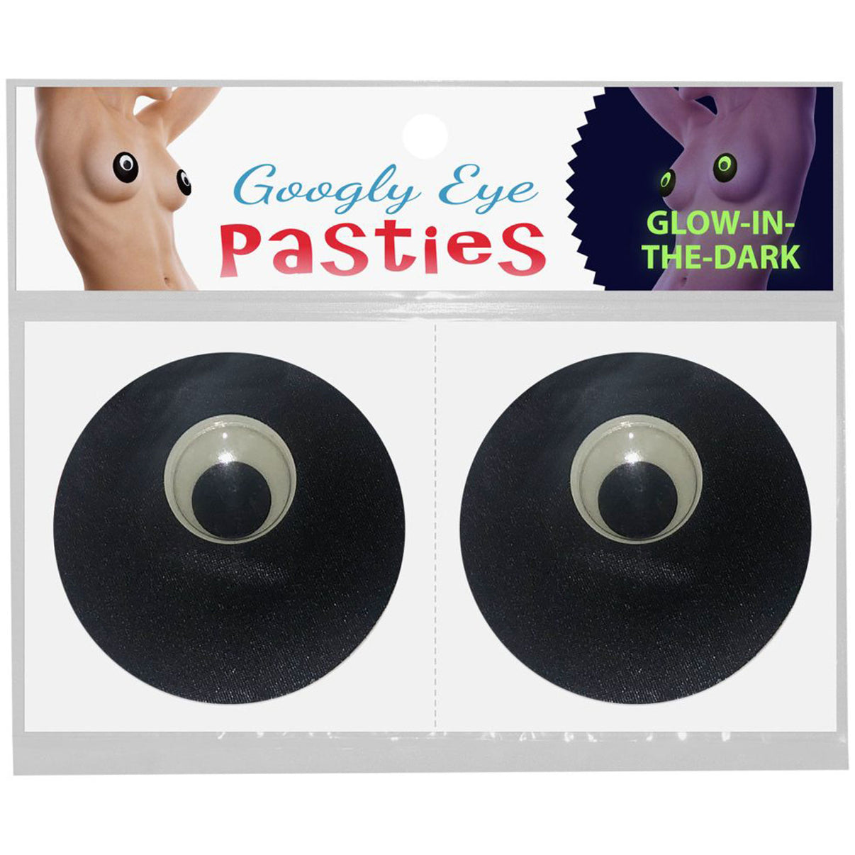Googly Eye Pasties - Glow in the Dark | 825156111345 | Discreet Personal Wellness