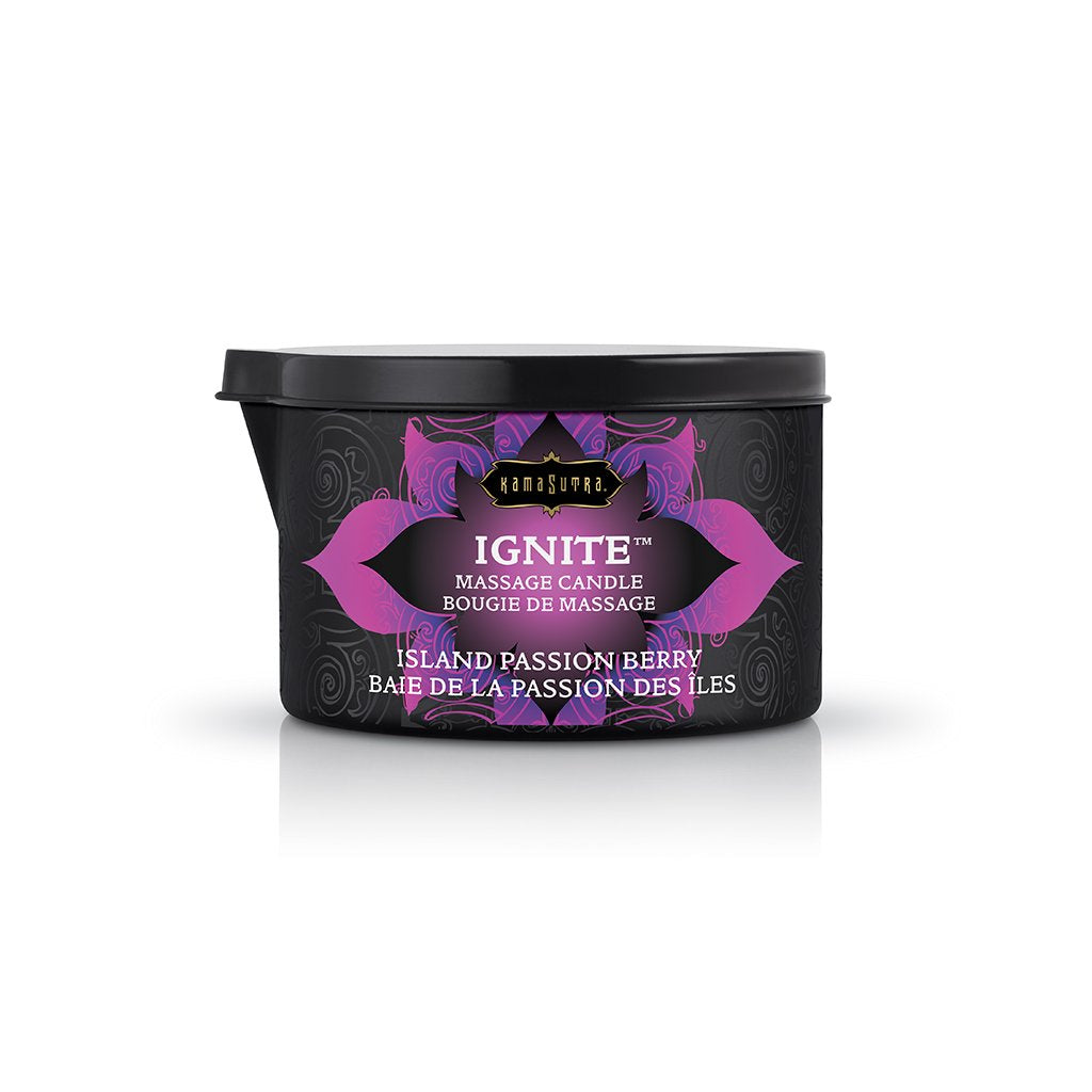 Ignite Massage Candle - Island Passion Berry - 6 Oz. | 739122001991 | Discreet Personal Wellness