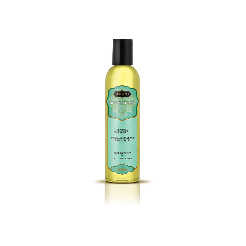 Aromatics Massage Oil - Soaring Spirit - 2 Fl Oz | 739122102797 | Discreet Personal Wellness
