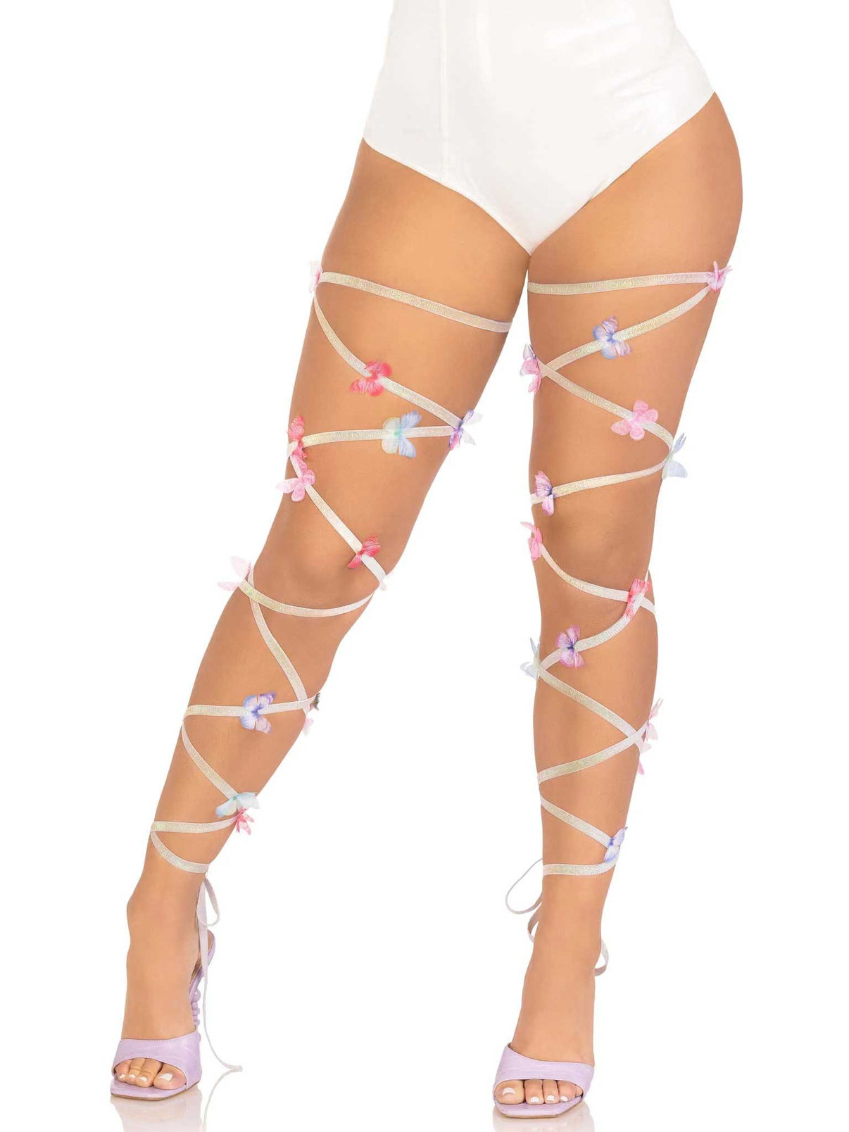 Butterfly Leg Wraps - One Size - Multicolor | 714718566801 | Discreet Personal Wellness