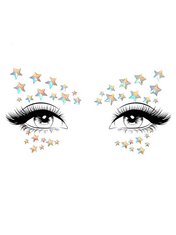 Celeste Glow in the Dark Face Jewels Sticker | 714718566610 | Discreet Personal Wellness