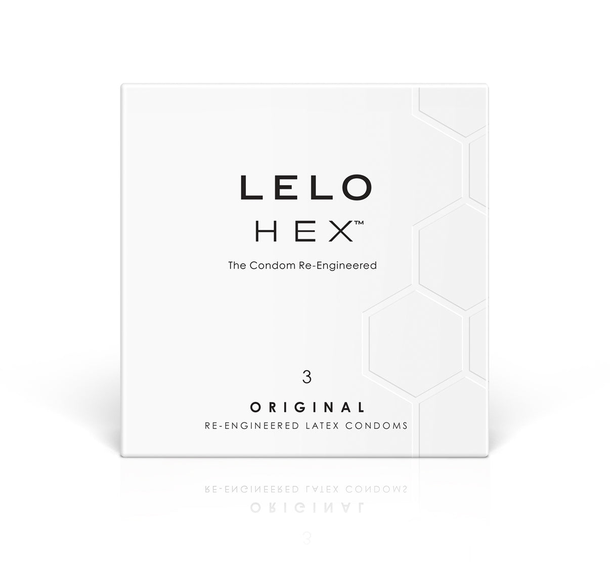 Hex Condoms Original - 3 Pack | 7350075022470 | Discreet Personal Wellness