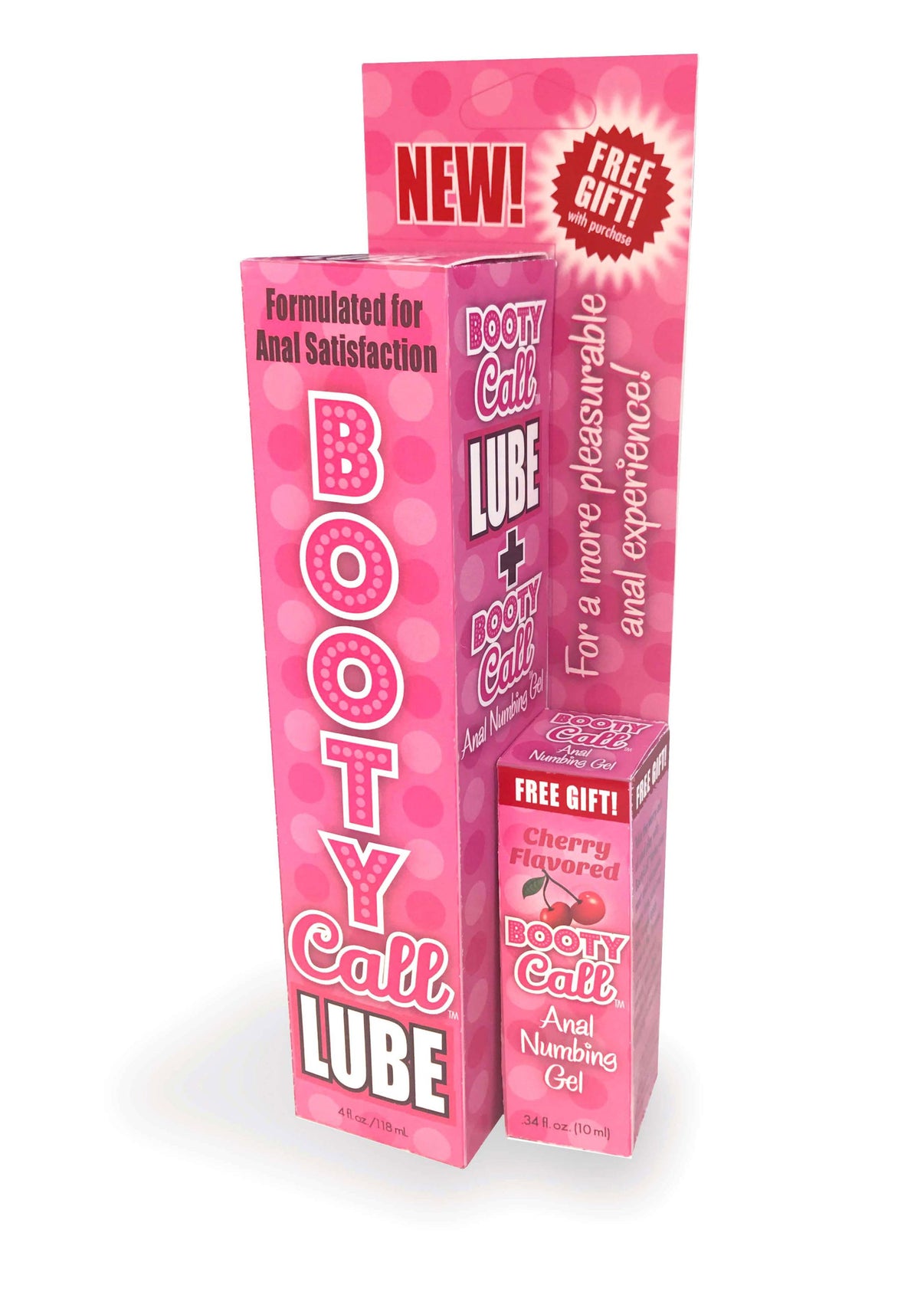 Booty Call Lube Duo 4 Oz | 685634101912 | Discreet Personal Wellness