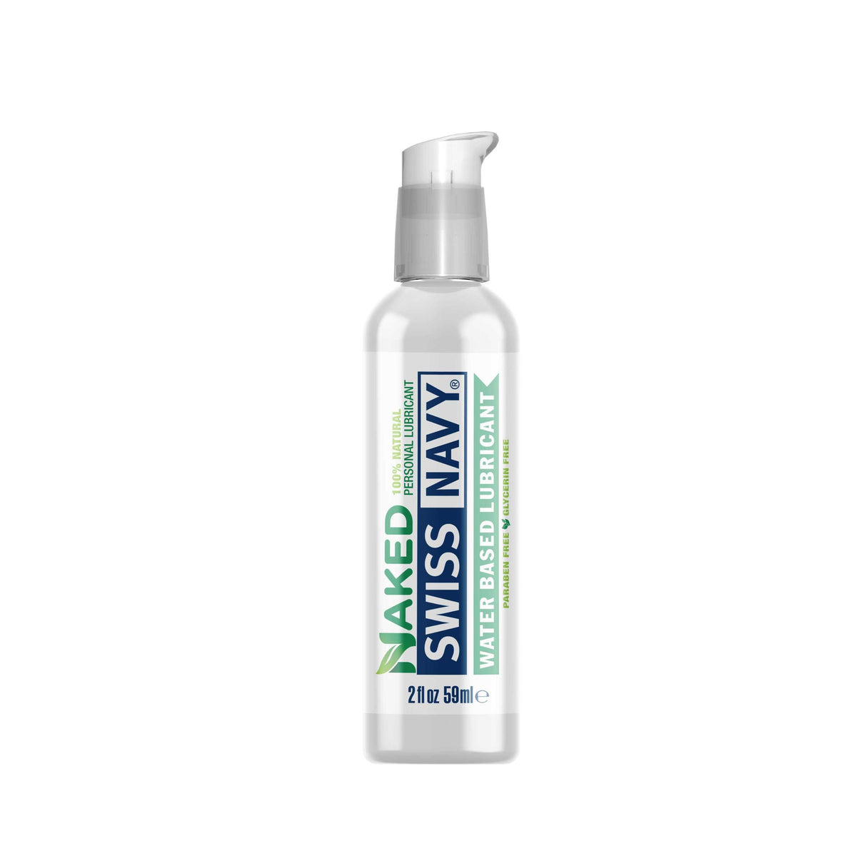 Naked All Natural Lubricant 2oz | 699439007263 | Discreet Personal Wellness