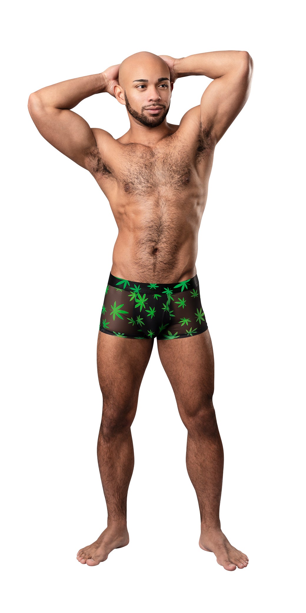 Hazy Dayz - Pouch Short - X-Large - Pot Leaf | 845830092739 | Discreet Personal Wellness