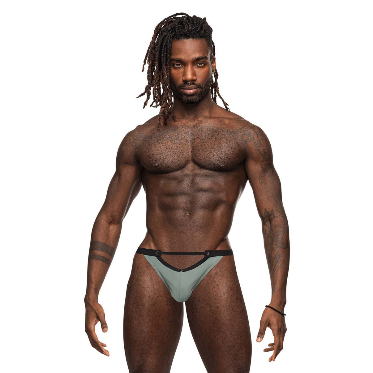 Magnificence Micro v-Thong - Small - Jade | 845830088039 | Discreet Personal Wellness