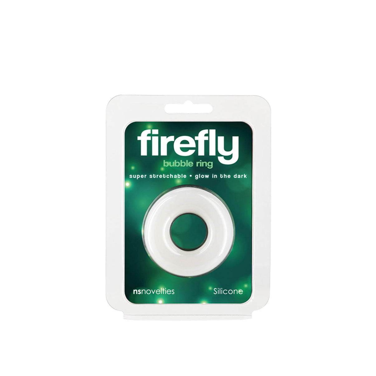Firefly - Bubble Ring - Medium - White | 657447109362 | Discreet Personal Wellness