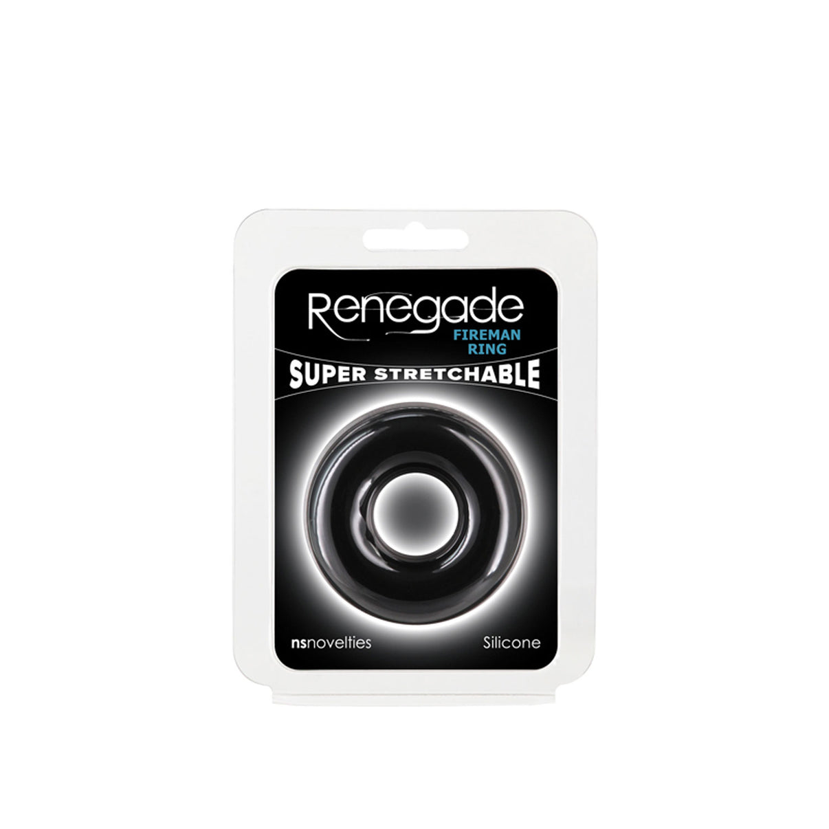 Renegade - Fireman Ring - Large - Black | 657447109577 | Discreet Personal Wellness