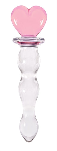 Crystal Heart of Glass - Pink | 657447091605 | Discreet Personal Wellness