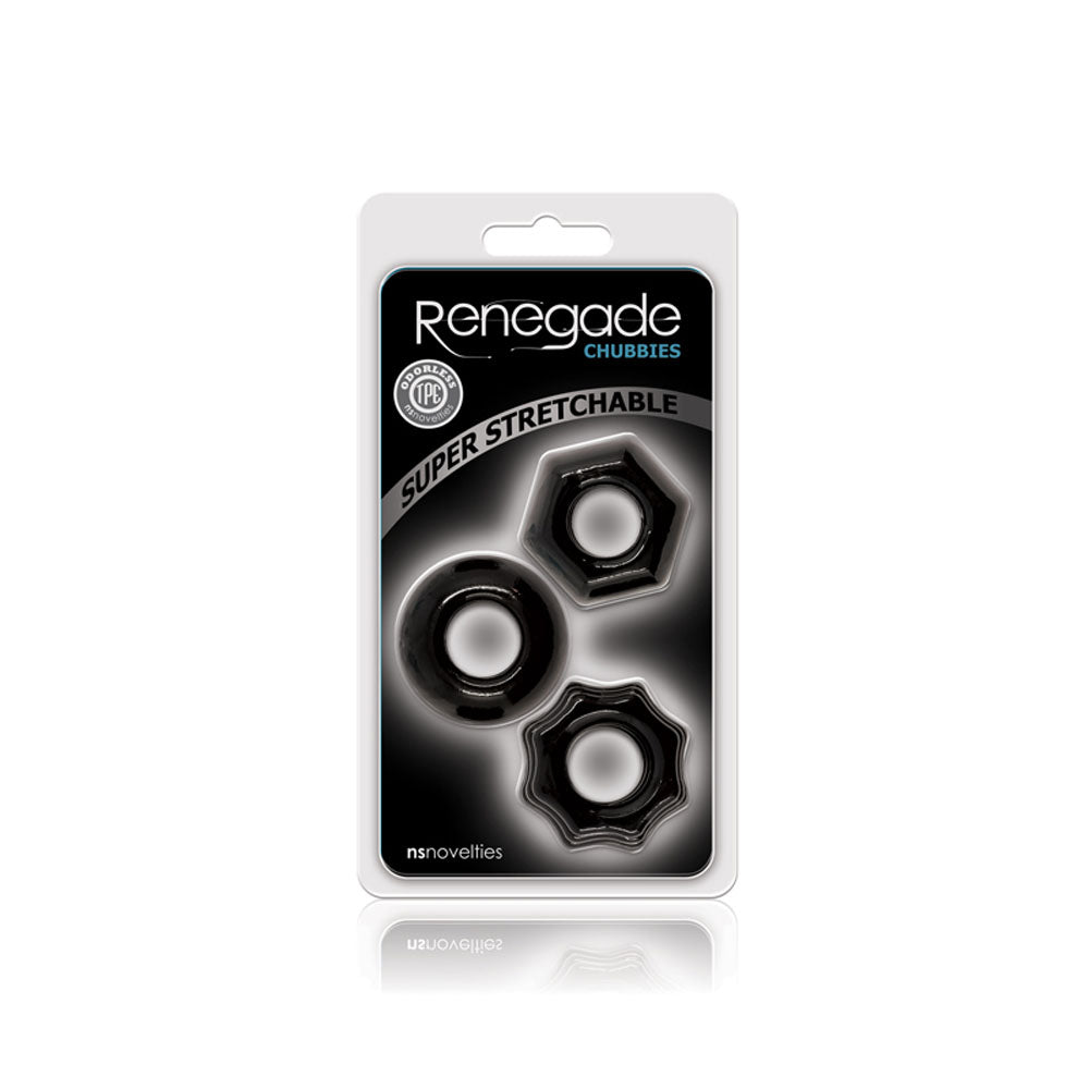Renegade - Chubbies - Black | 657447100376 | Discreet Personal Wellness