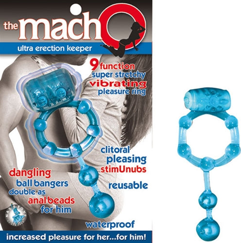 The Macho Ultra Erection- Keeper Blue | 782631191615 | Discreet Personal Wellness
