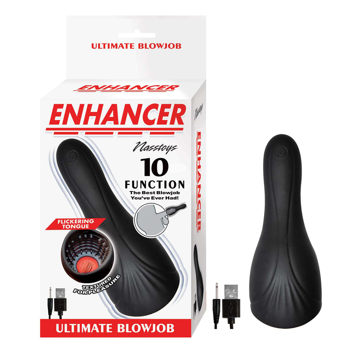 Enhancer Ultimate Blow Job - Black | 782631305203 | Discreet Personal Wellness