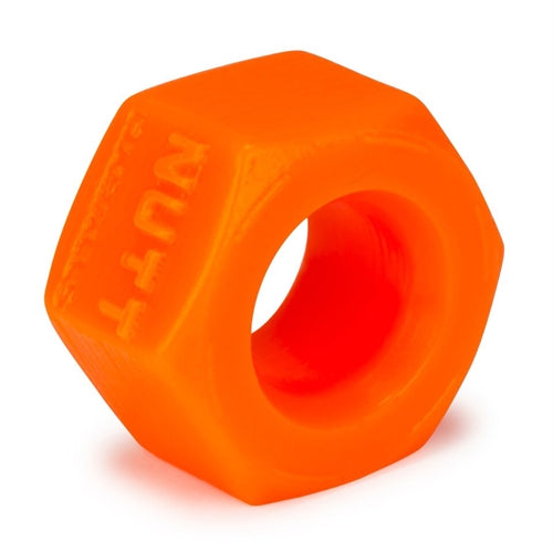 Nutt Short Ball Stretcher Penis Ring - Orange | 840215104557 | Discreet Personal Wellness