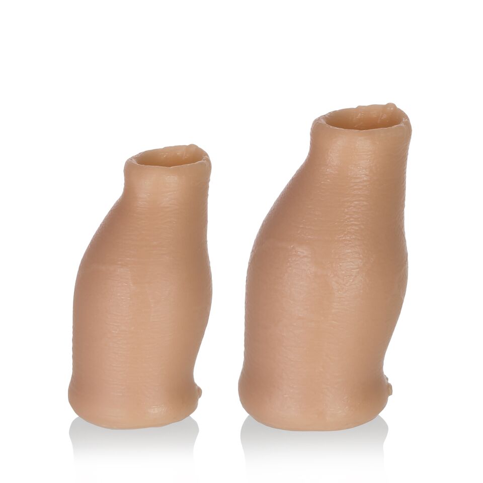 Hood Moreskin Silicone Faux Foreskin - Light Tone - Small/medium | 840215117519 | Discreet Personal Wellness