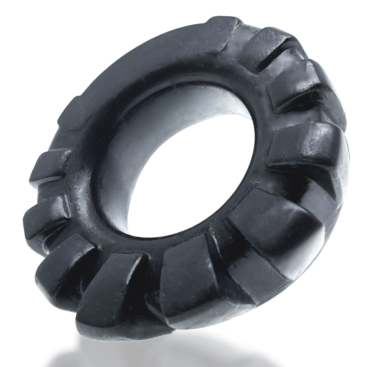 Penis-Lug Lugged Penisring - Black | 840215122094 | Discreet Personal Wellness