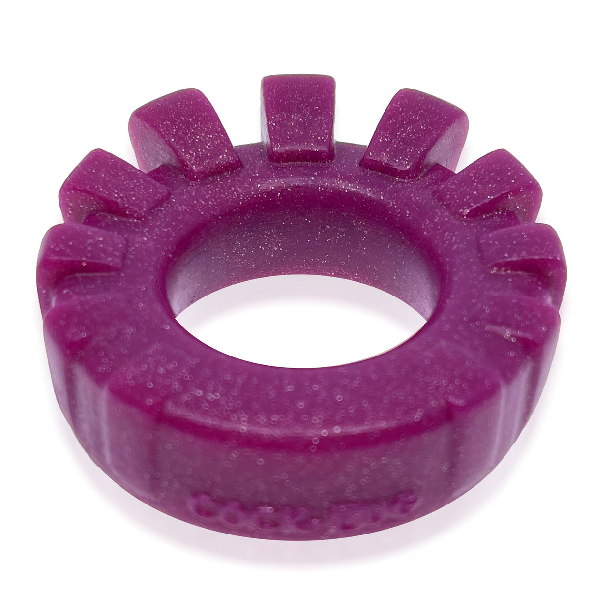 Penis-Lug Lugged Penisring - Plum | 840215122117 | Discreet Personal Wellness