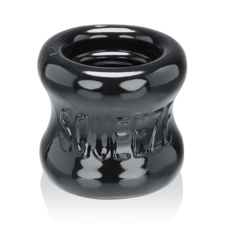 Squeeze Soft- Grip Ballstretcher - Black | 840215118806 | Discreet Personal Wellness