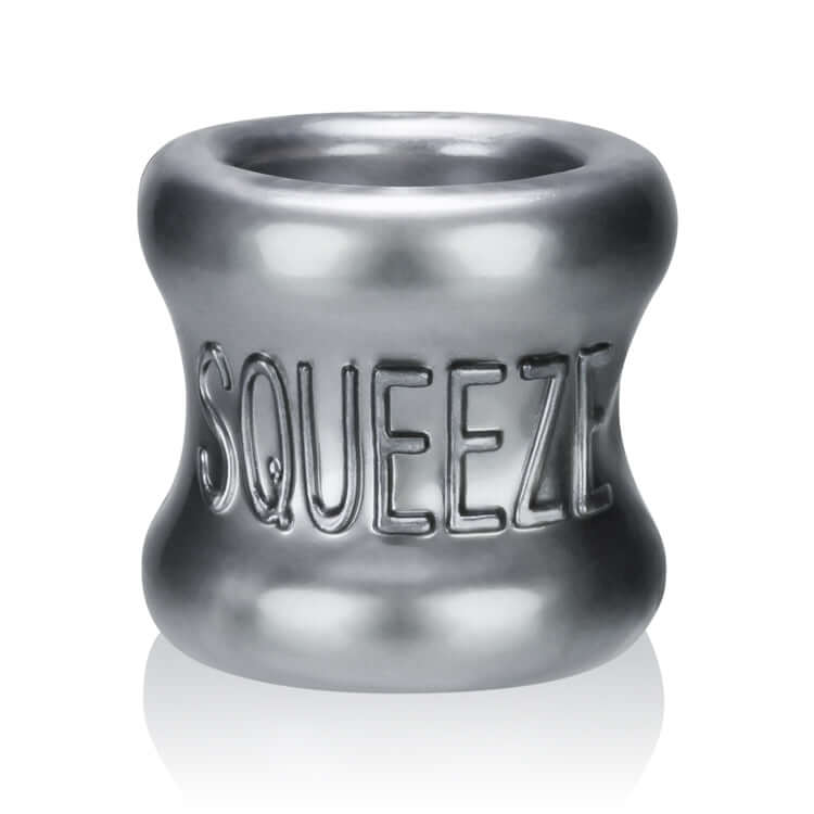 Squeeze Soft- Grip Ballstretcher - Steel | 840215118820 | Discreet Personal Wellness