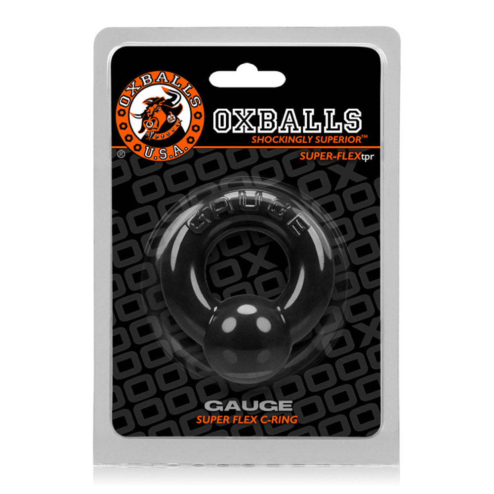Oxballs Gauge Penisring - Black | 840215119247 | Discreet Personal Wellness
