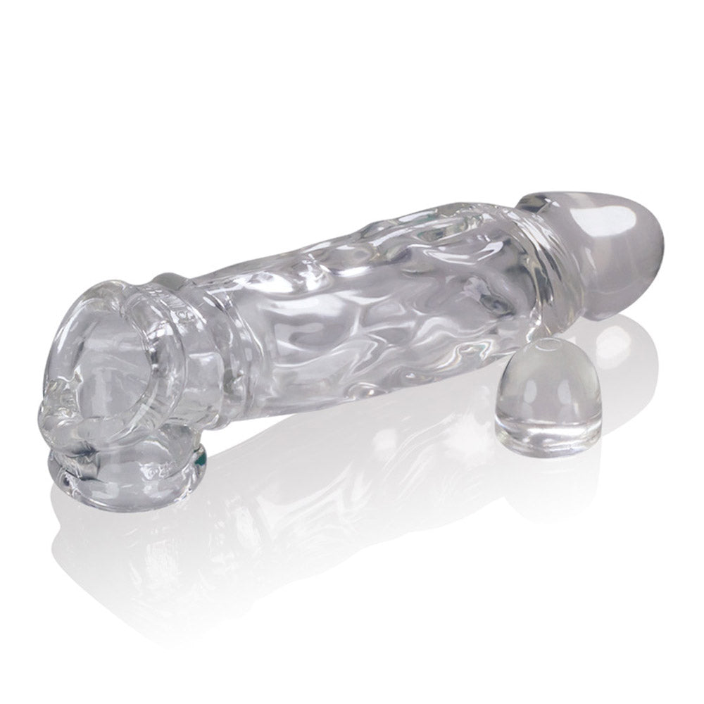 Butch Veiny Penisheath - Clear | 840215119384 | Discreet Personal Wellness
