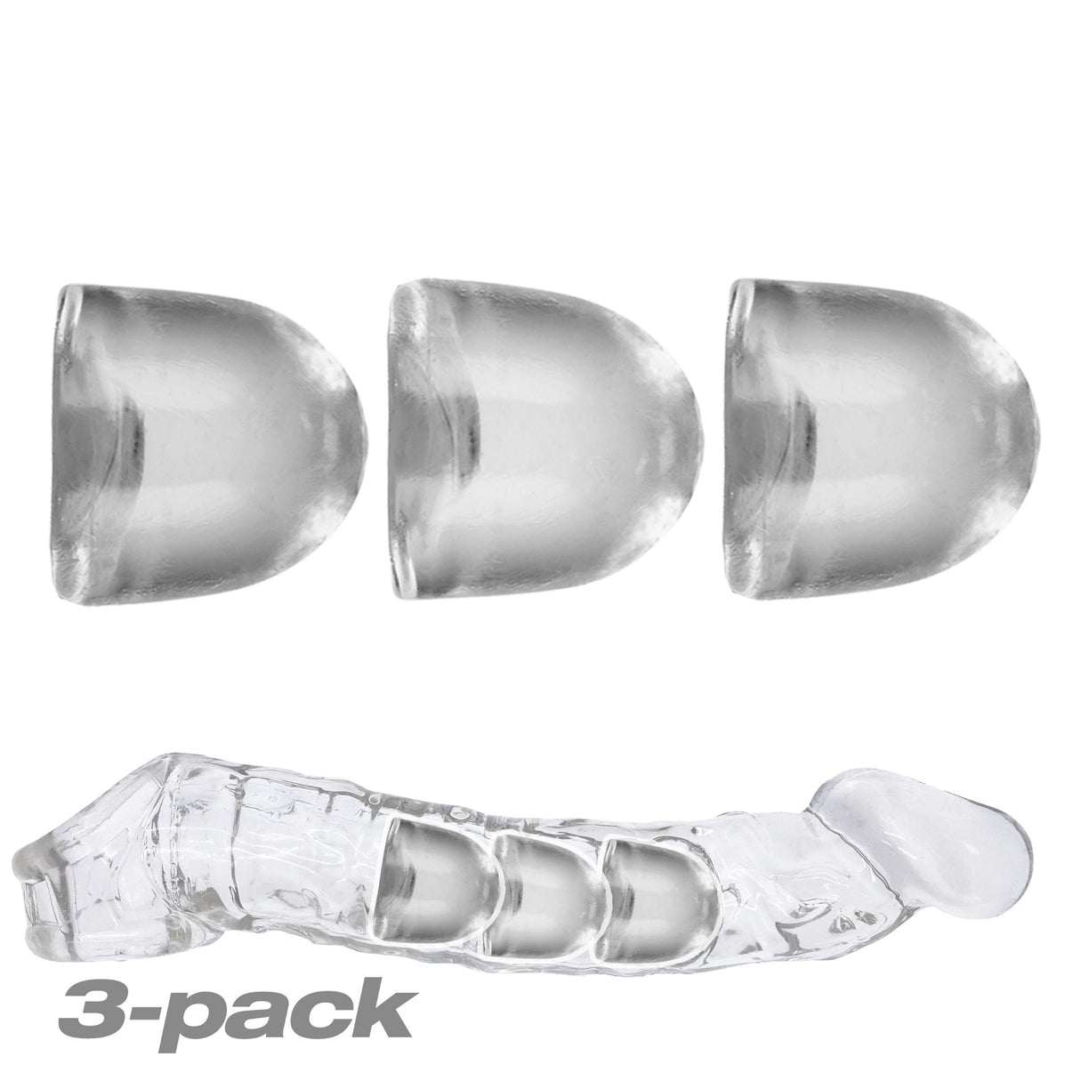 Penisheath Adjustfit 3 Pack Bullet Inserts | 840215120649 | Discreet Personal Wellness