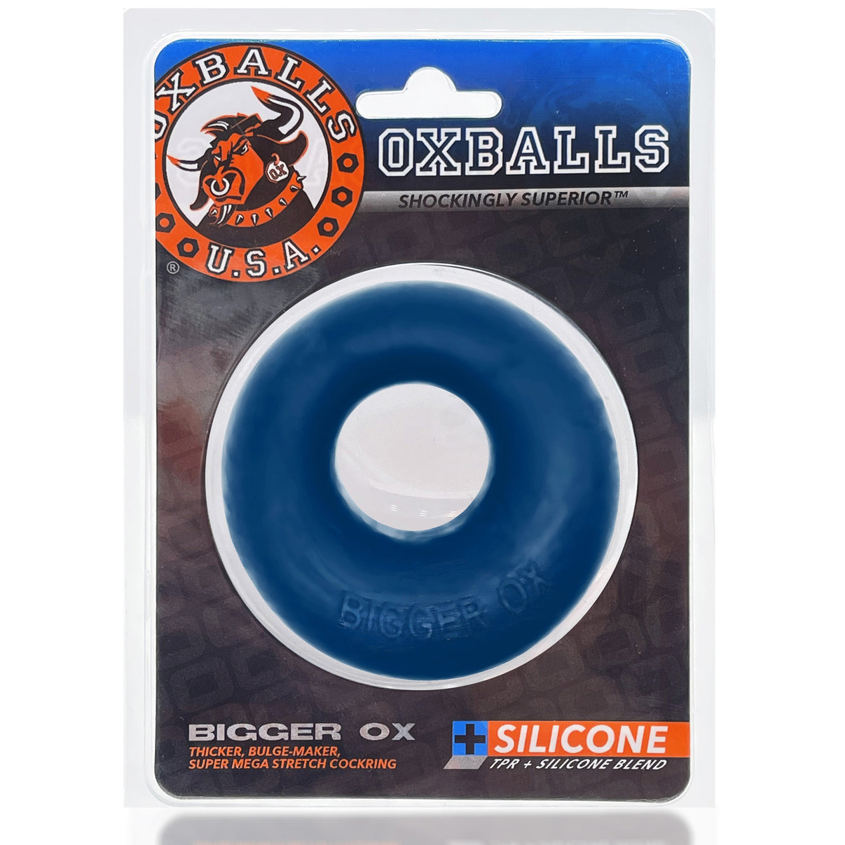 Bigger Ox Penisring - Space Blue Ice | 840215120953 | Discreet Personal Wellness