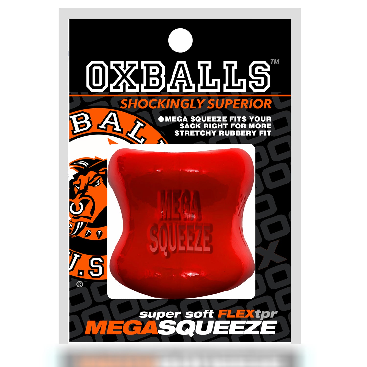 Mega Squeeze - Ergofit Ballstretcher - Red by Oxballs OX-3077-RED ...