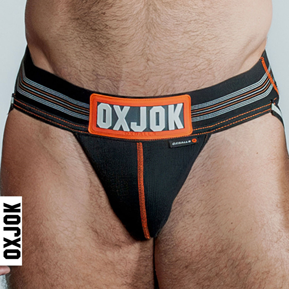 Slingjock Upthrust Slider-Strap Jock Black Iron - Xl | 840215124579 | Discreet Personal Wellness