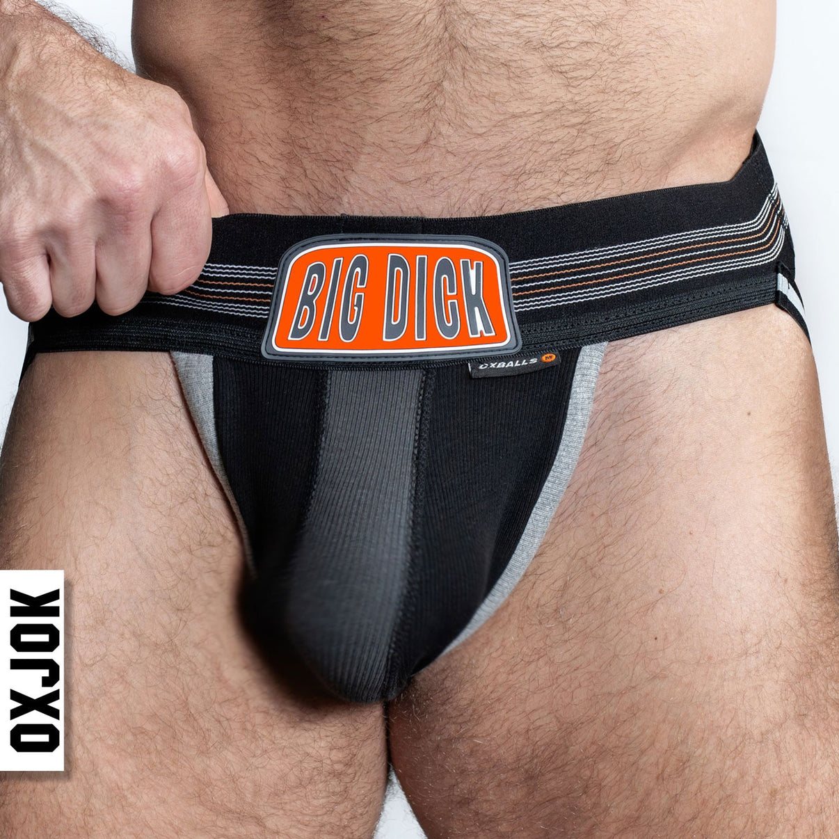 Bulger the Big Pouch Jock Black Iron Small | 840215125194 | Discreet Personal Wellness