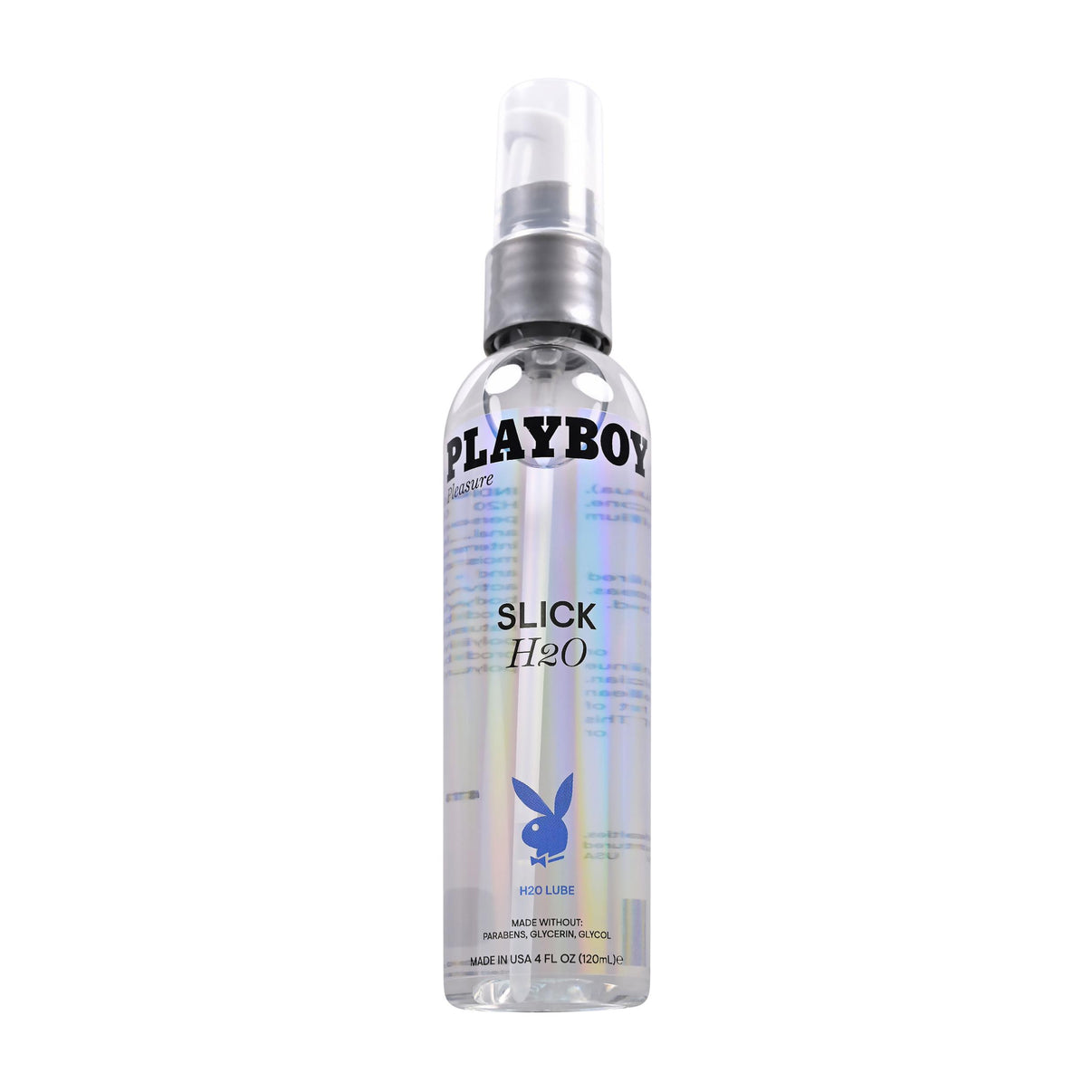 Playboy Pleasure - Slick H2O Lubricant 4 Oz | 844477022116 | Discreet Personal Wellness
