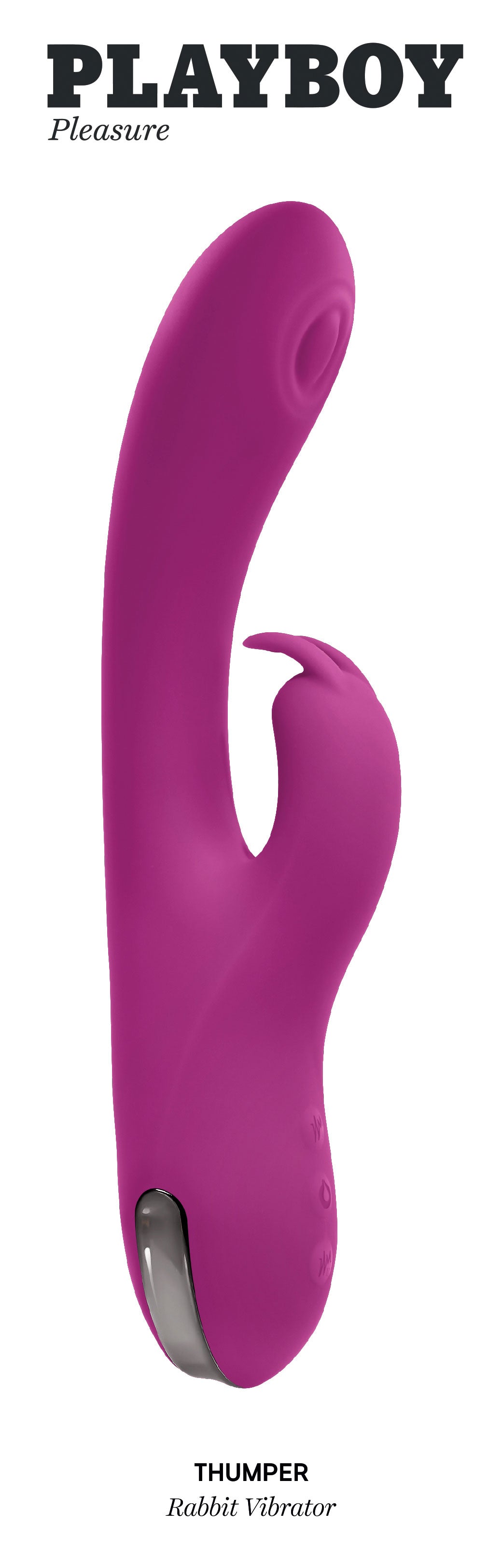 Playboy Pleasure - Thumper - Rabbit Vibrator - Wild Aster | 844477022352 | Discreet Personal Wellness