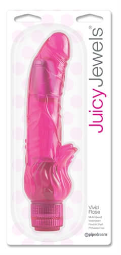 Juicy Jewels Vivid Rose - Dark Pink | 603912327571 | Discreet Personal Wellness
