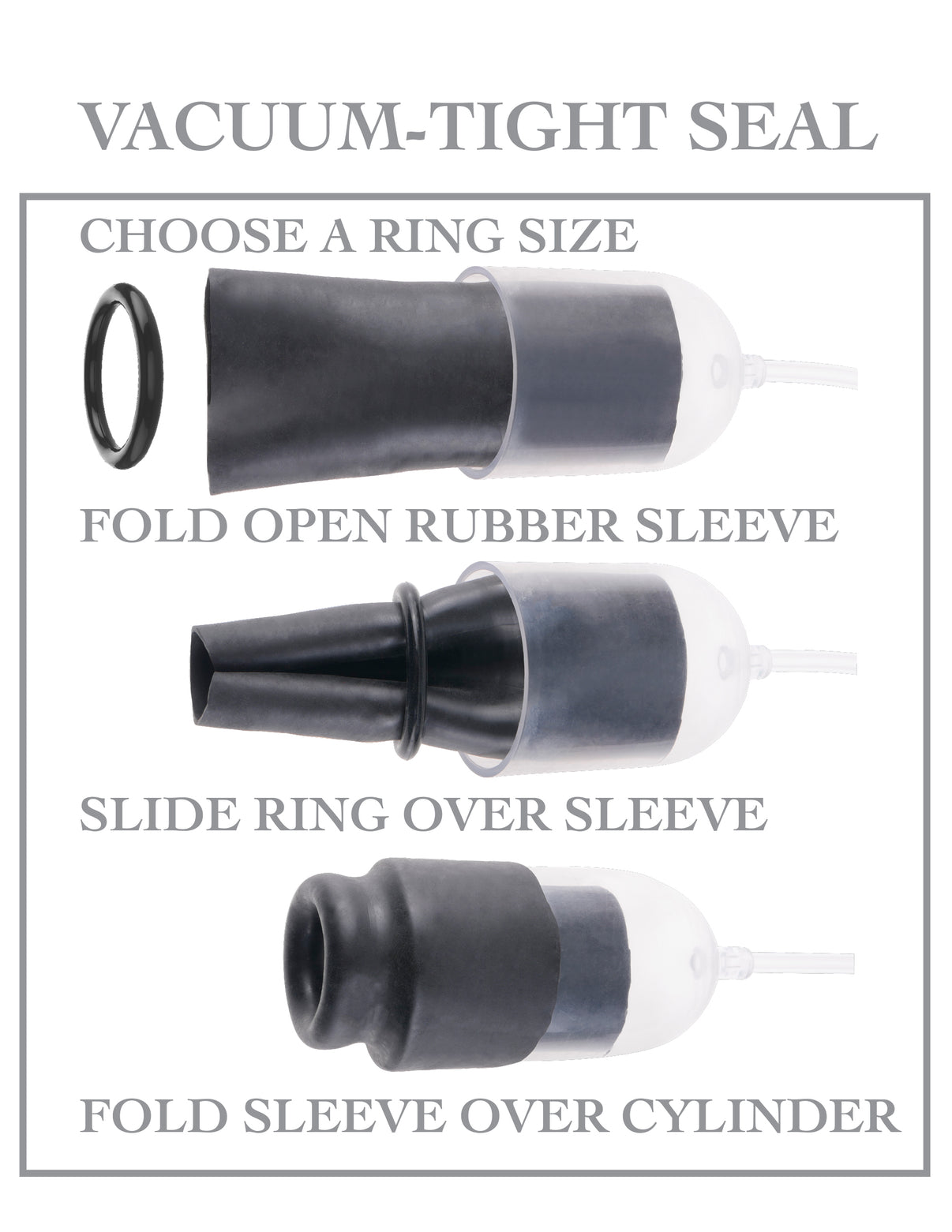 Fetish Fantasy Series - Suck N Stroke Head Pump | 603912363302 | Discreet Personal Wellness