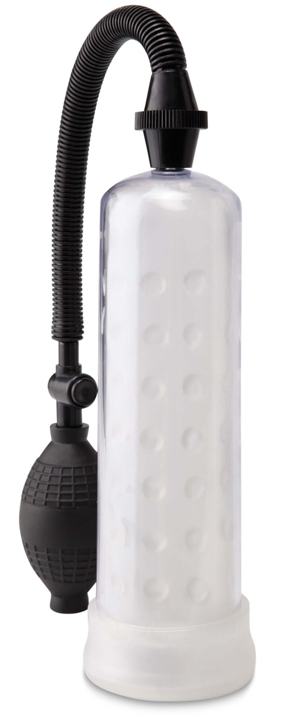Pump Worx Silicone Power Pump - Clear | 603912294477 | Discreet Personal Wellness