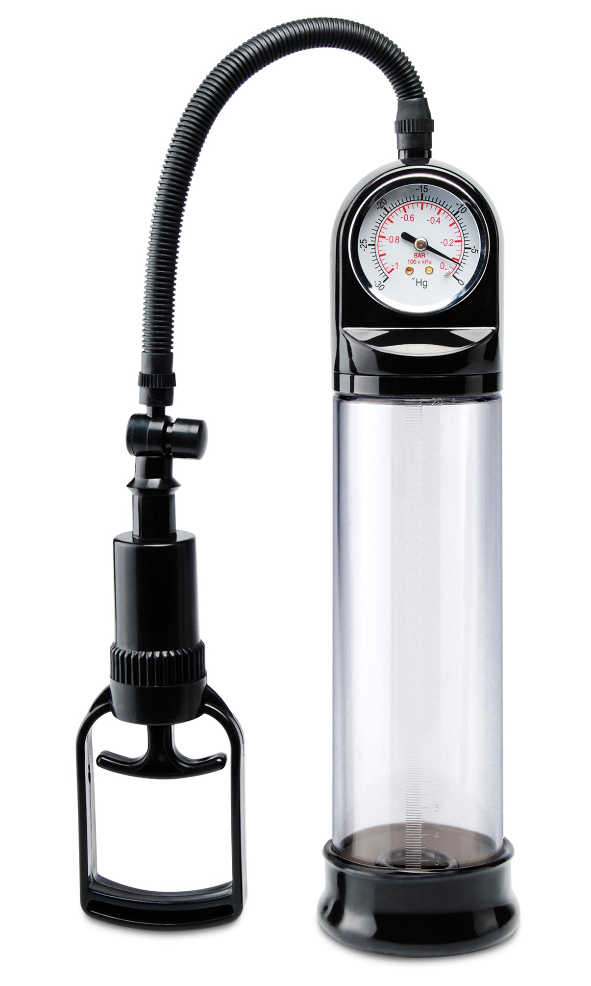 Pump Worx Accu-Meter Power Pump - Black | 603912295245 | Discreet Personal Wellness