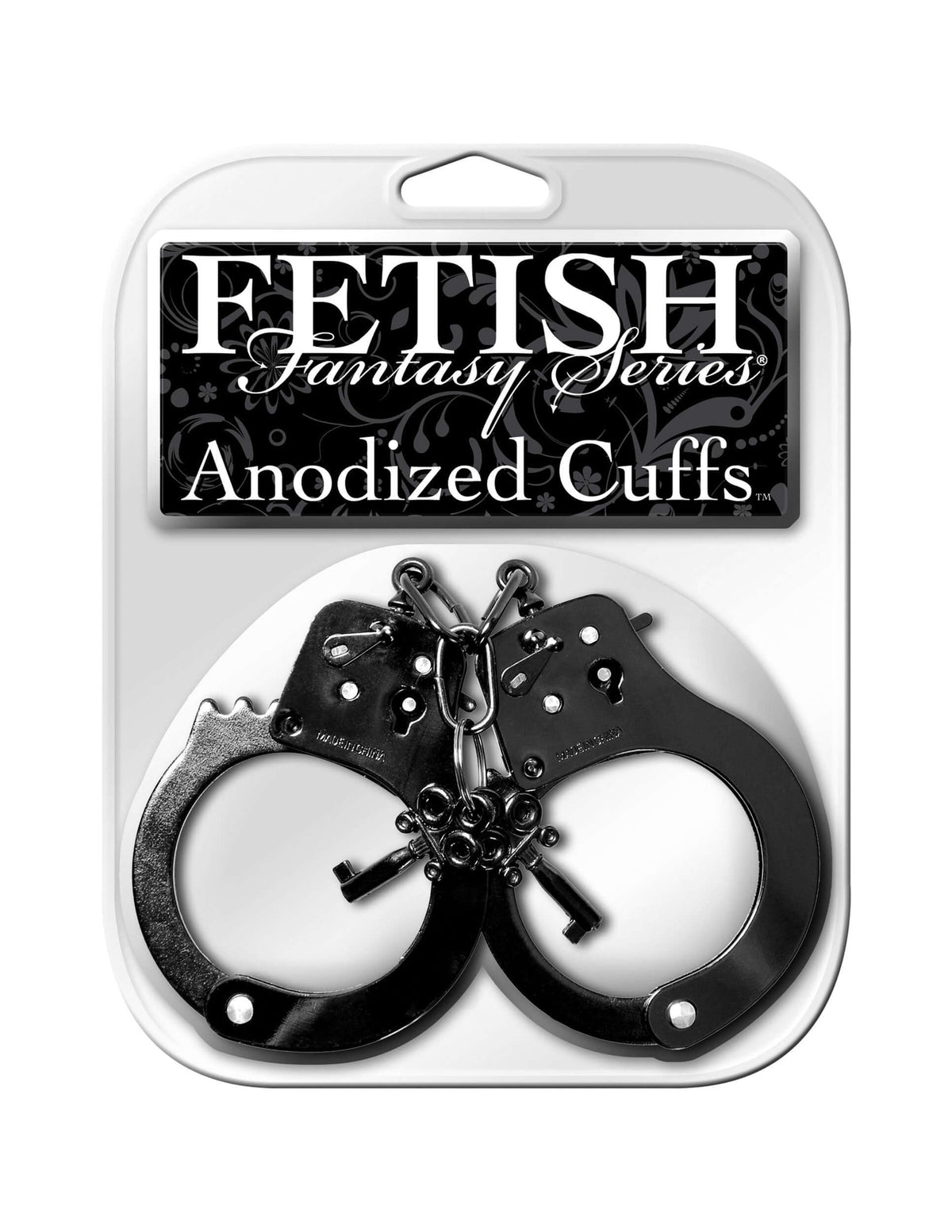 Fetish Fantasy Series Anodized Cuffs - Black | 603912273854 | Discreet Personal Wellness
