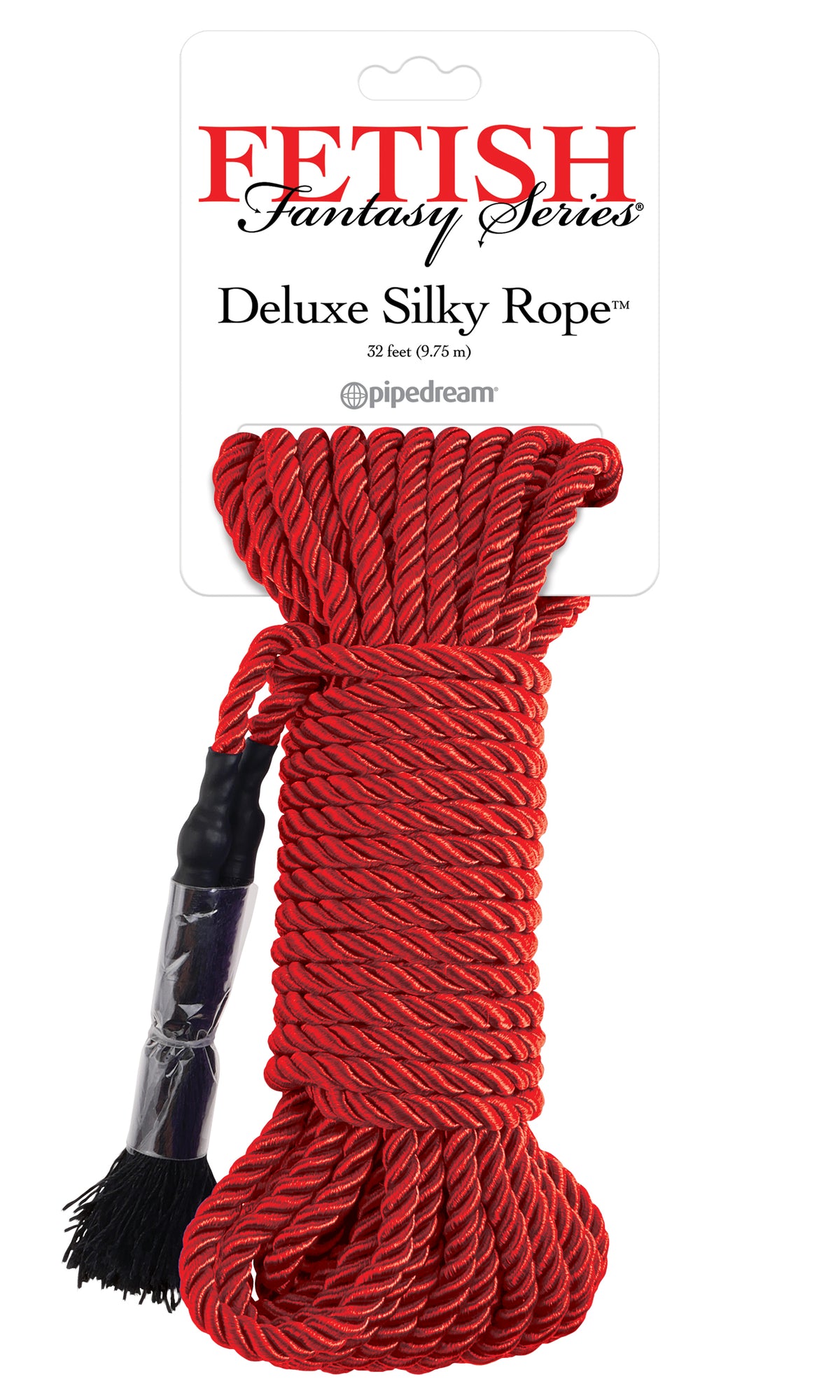 Fetish Fantasy Series Deluxe Silky Rope - Red | 603912361049 | Discreet Personal Wellness