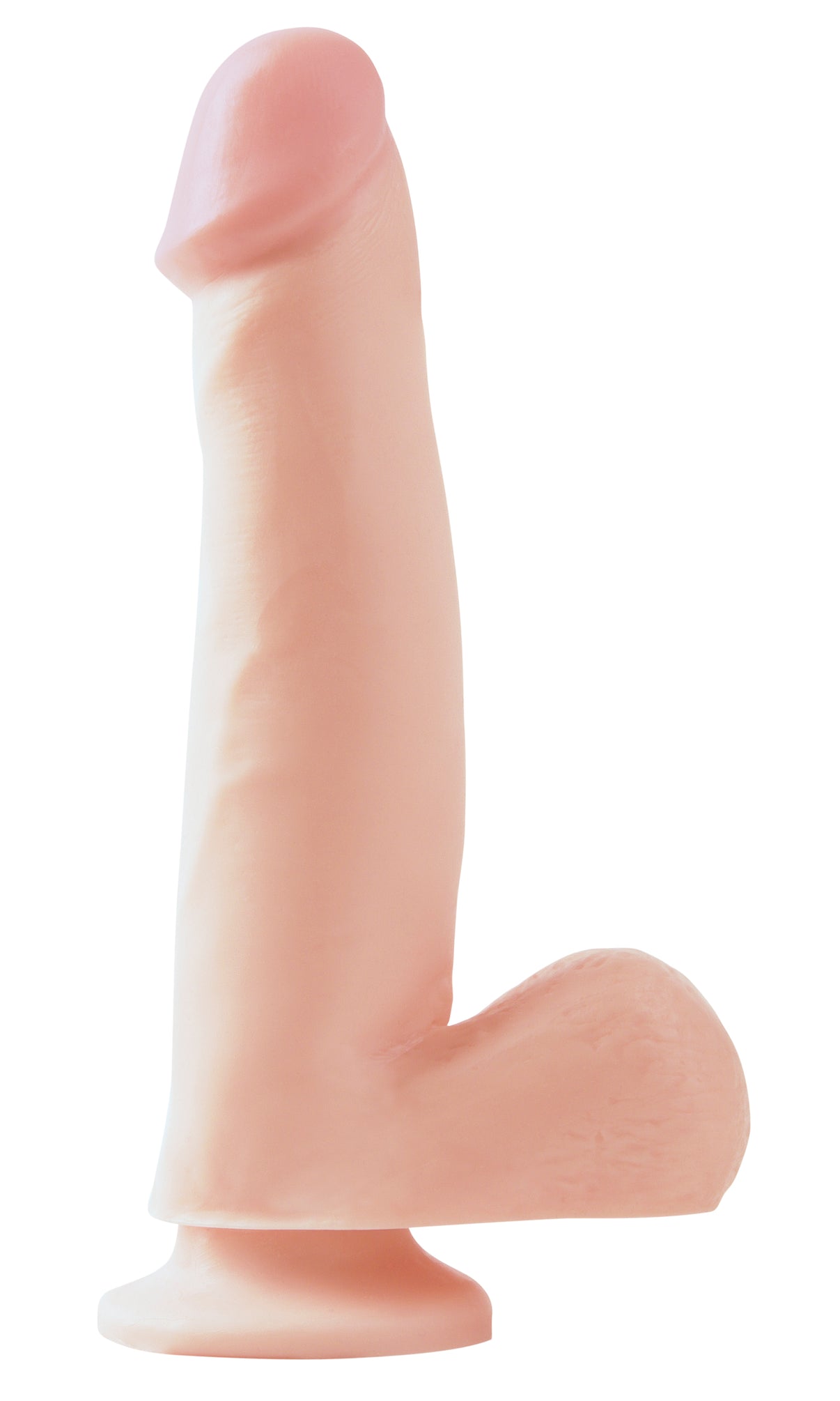 Basix Rubber Works 7.5 Inch Penis With Suction Cup - Flesh | 603912283327 | Discreet Personal Wellness