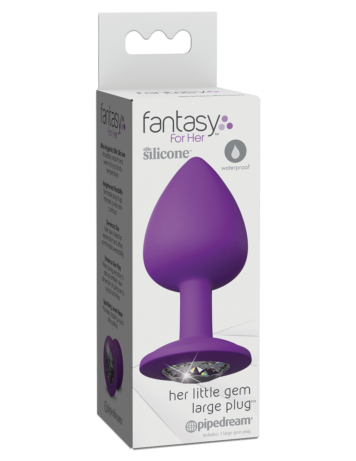 Fantasy for Her - Her Little Gem Large Plug | 603912758795 | Discreet Personal Wellness