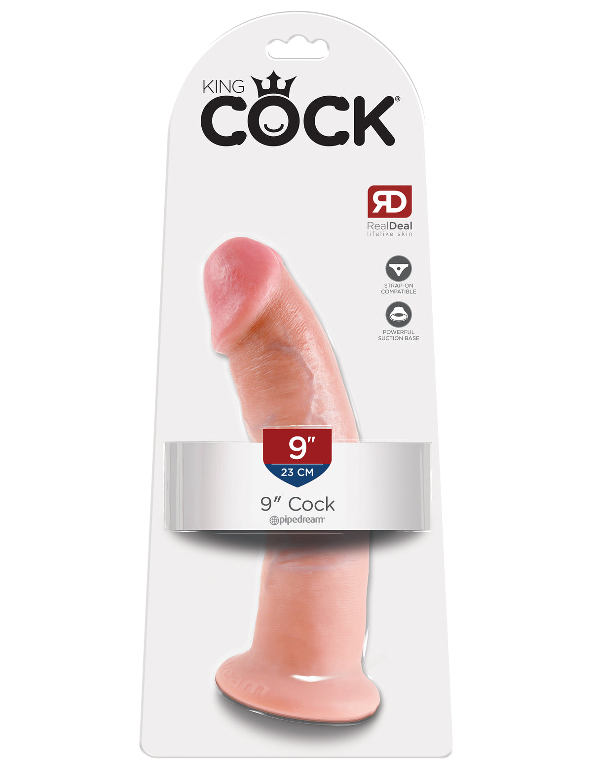 King Penis 9-Inch Penis - Flesh | 603912349979 | Discreet Personal Wellness