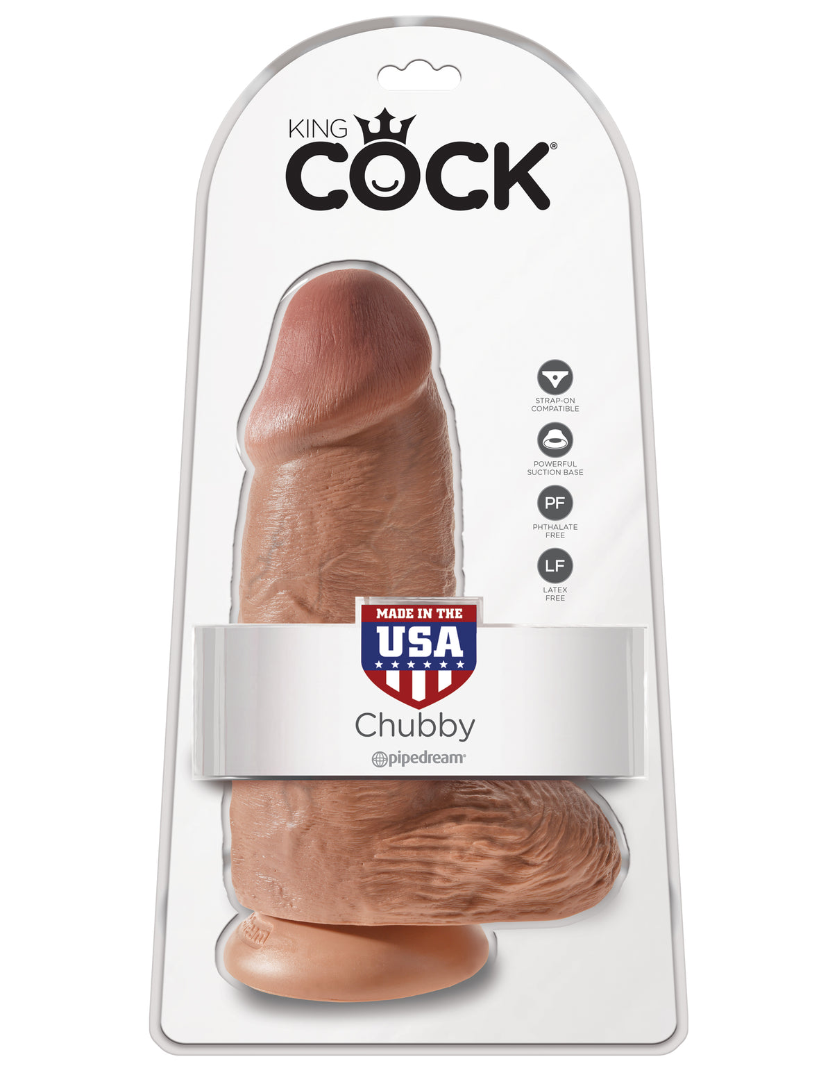 King Penis Chubby - Tan | 603912746570 | Discreet Personal Wellness